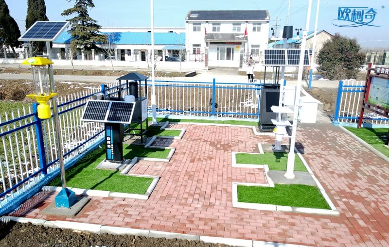 安徽蚌埠引進(jìn)歐柯奇智能設(shè)備建立病蟲害智能預(yù)警監(jiān)測站